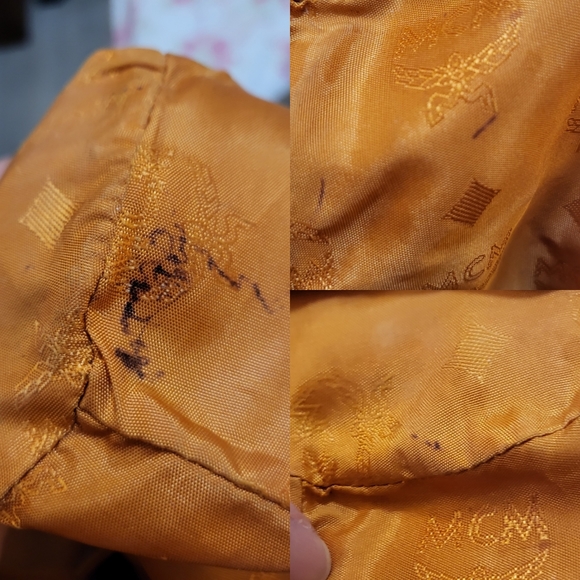 Authentic MCM Drawstring Visetos Bucket Bag - Picture 14 of 15